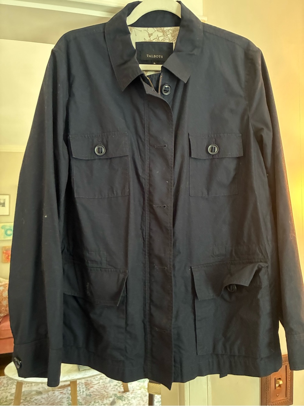Talbots Women’s Navy Utility Jacket